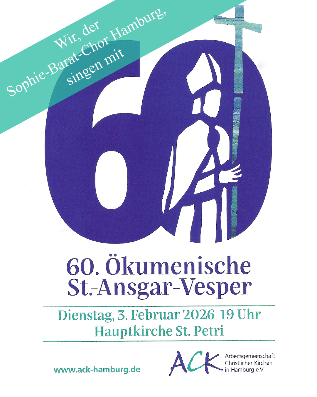 Ansgar Vesper 60 SBS Chor singt mit